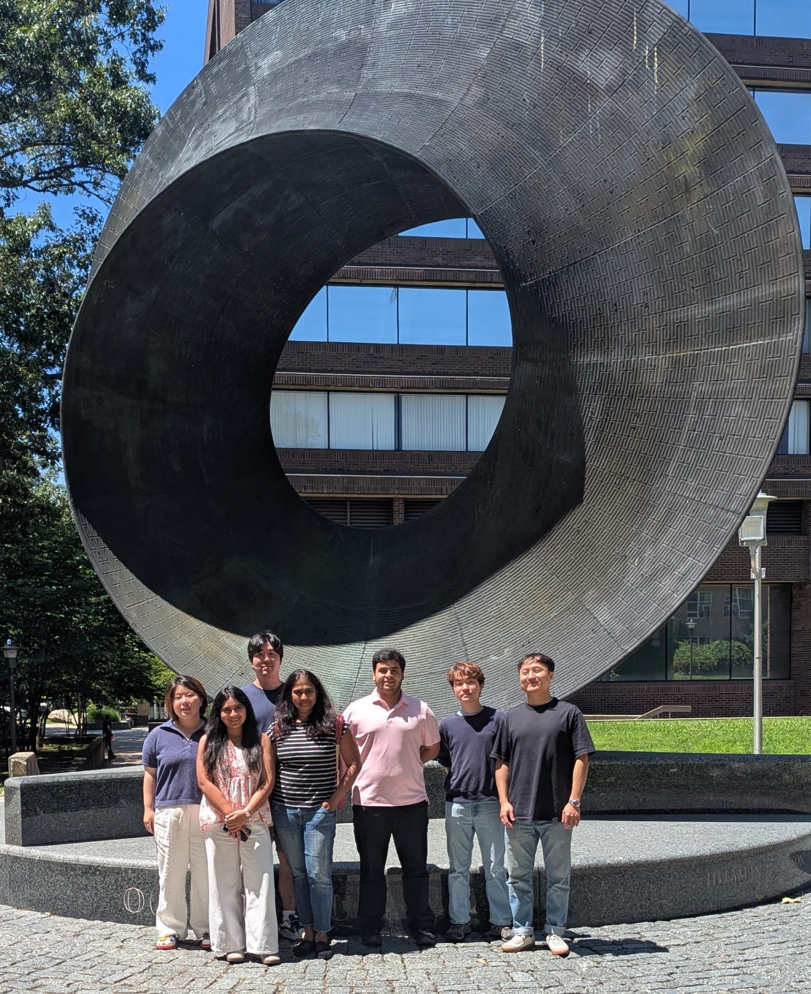 NetSys lab folks standing in front of Simons